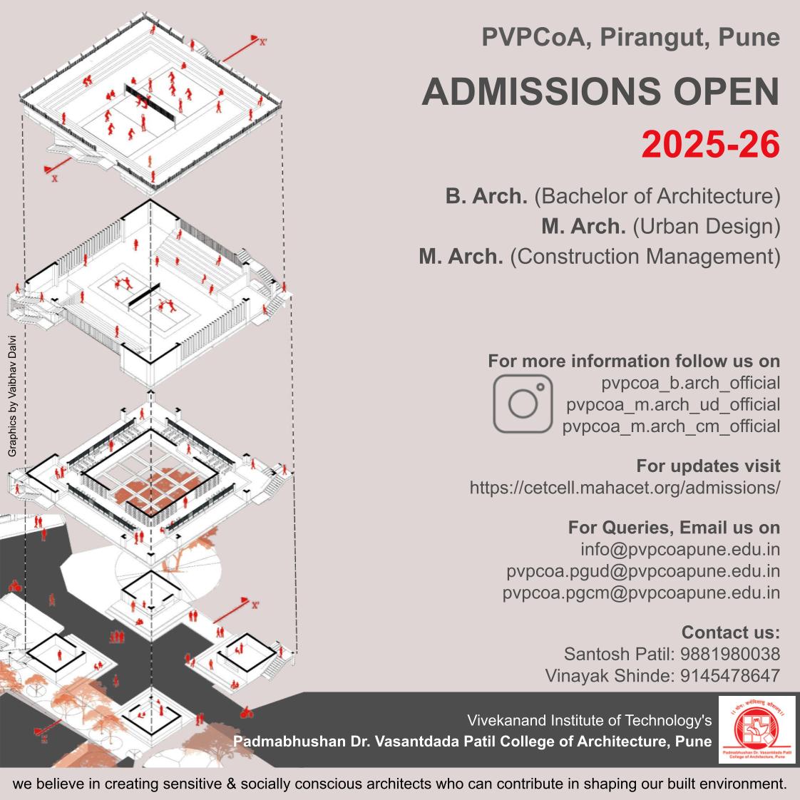 Admissions 2025-26 [ B.Arch  ]