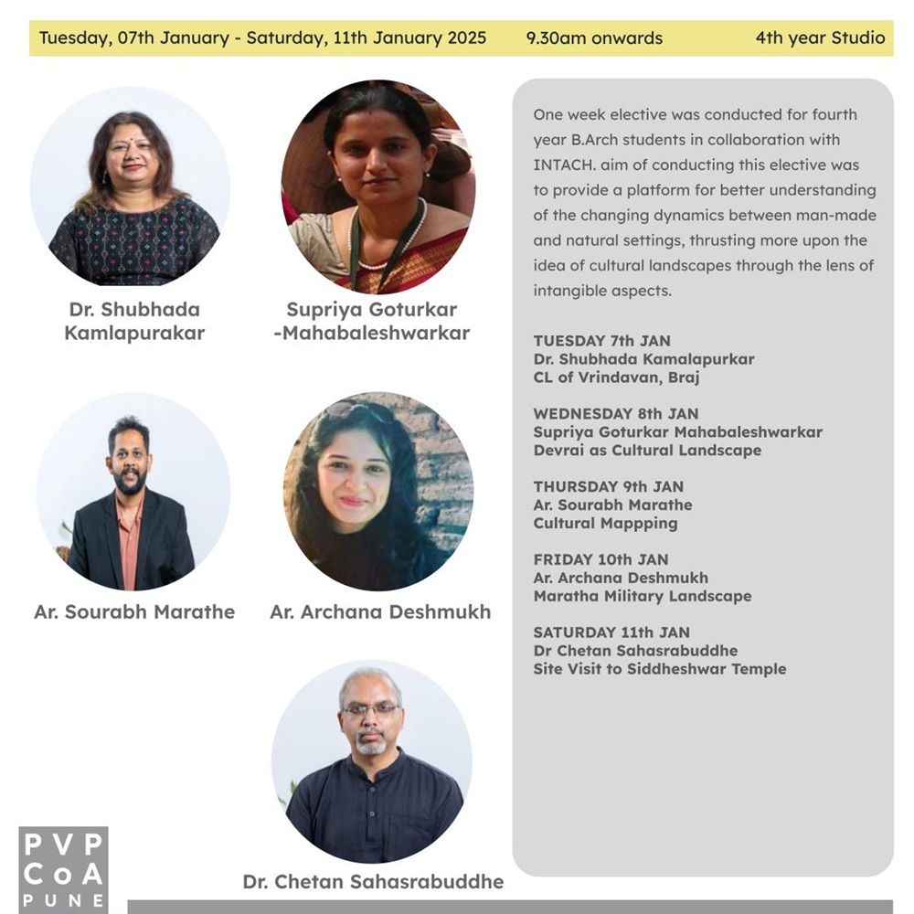 Elective- Cultural Landscape