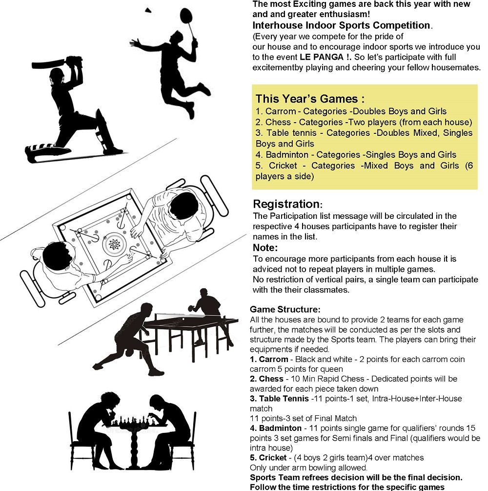 Le Panga Indoor Games competition