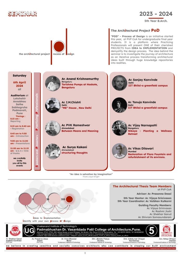 Process of Design III (PoD)- by 8 Professionals